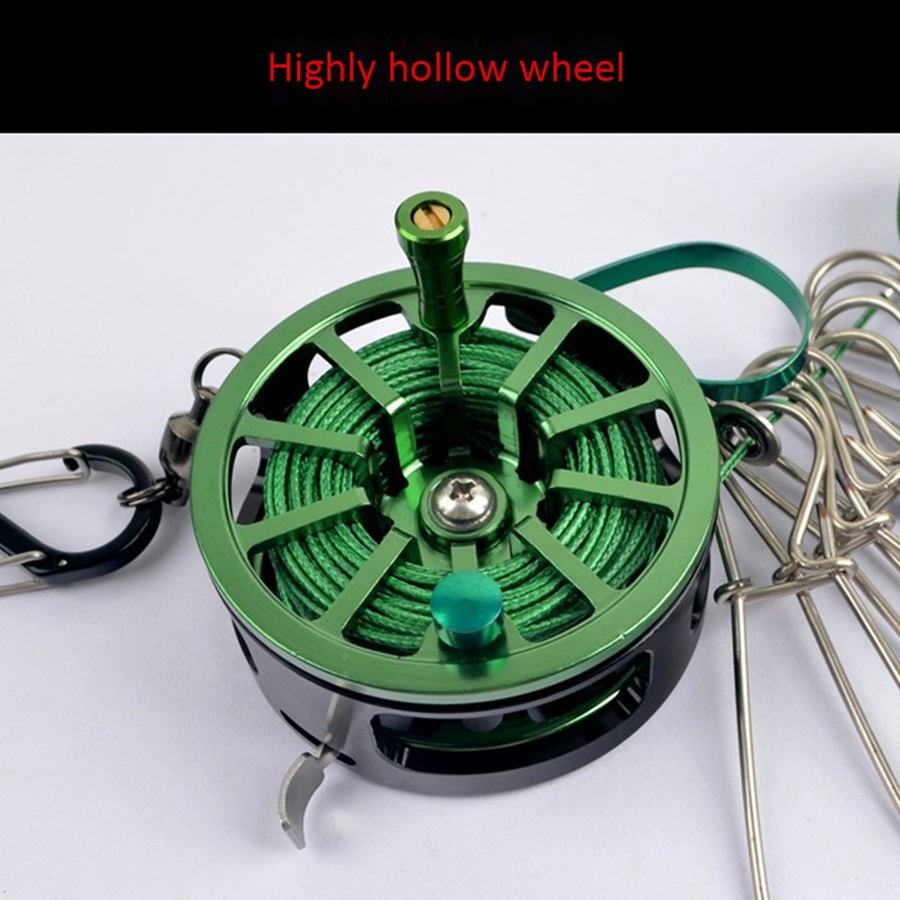 Fishing Stringer Stainless Ste - Fly Reel ulasan dan harga